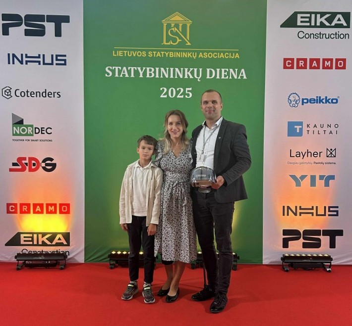 Vytenis Isakas &ndash; &bdquo;Metų statybos inžinierius-statybos techninis prižiūrėtojas 2025&ldquo;